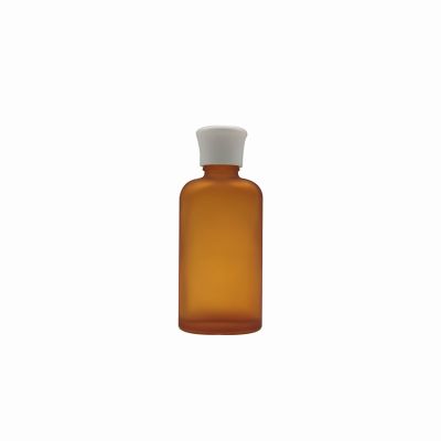 Custom Logo Color Skin Care Serum Oil Use 50ml Orange Painted Glass Dropper Bottle In Stock