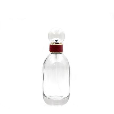 New delicate 100ml cylinder spray glass perfume bottle