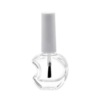 10ml apple shape gel polish glass bottle with clear top for gel nail polish