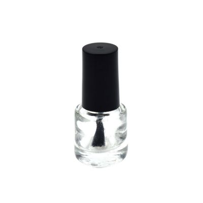 high quality empty 5ml transparent gel nail polish glass bottle for gel nail polish