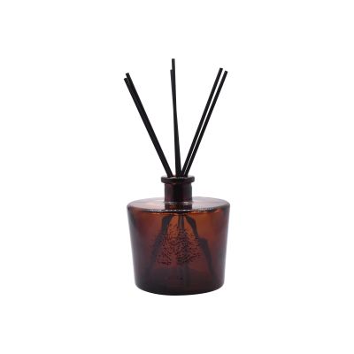 150ml decorative glass bottle reed diffuser with Rattan 