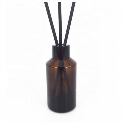 Screw aluminium cap amber diffuser Aromatherapy essential oil bottle 