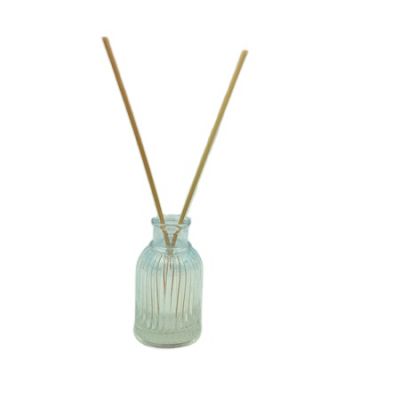 60ml square glass bottle aroma reed diffuser home perfume with natural sticks