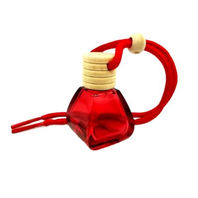 New 10ml Red Perfume Diffuser Glass Bottle for Car Air Freshener