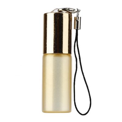 new Portable Empty Refillable Glass Mini 5ml Travel Pot Roll on Bottle For Essential Oil Liquid Perfume 