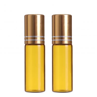 1ml 2ml 3ml 5ml 10ml amber glass roller bottle roll on for perfume essential oil