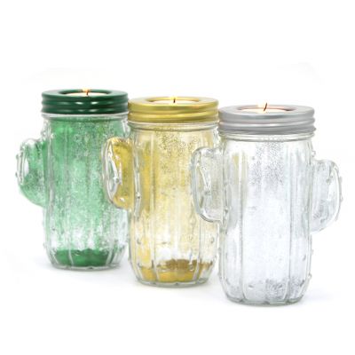 New Colorful Glass Tealight Candle Holder for Garden Paths