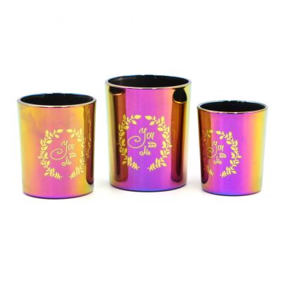 Pretty Pink Ion Plating Votive Candle Holder For Candle Stick 