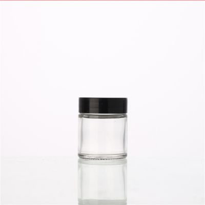 Factory price Chinese white decorative mini 110 ml pickle storage jar with screw lid 