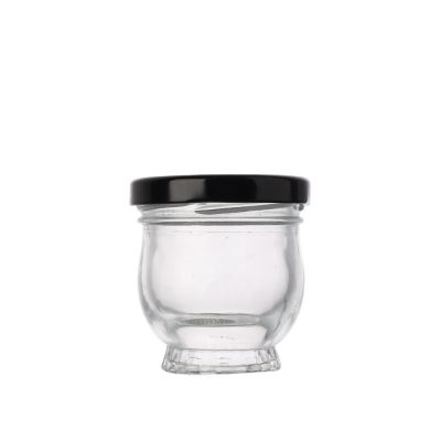 Xuzhou 50 ml High-end Sealed Empty Transparent Honey Jam Birds Nest Glass Jar With Screw 
