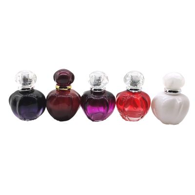 25ml spray glass perfume bottle with pump for cosmetic packing 
