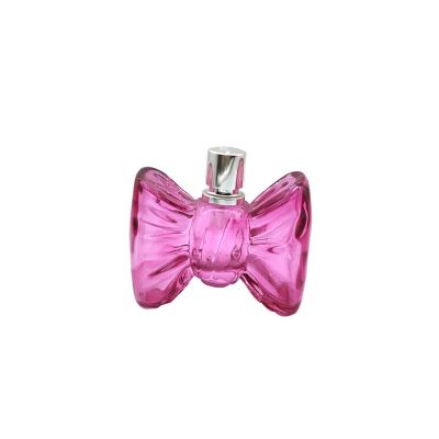 50ml 100ml 150ml 200ml new design butterfly perfume bottle Pink glass bottle