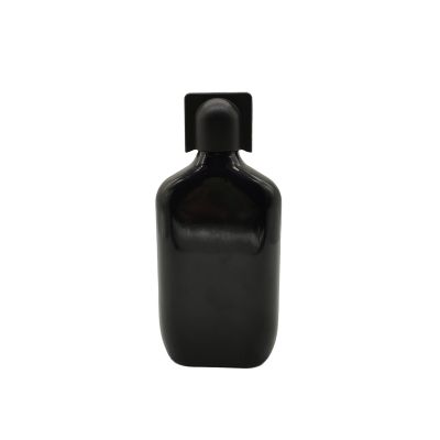 2019 black glass manufacturing air perfume bottles wholesale