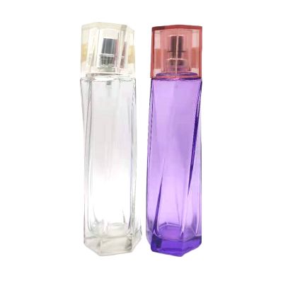 100 ml perfume glass bottle cosmetic container spray pump