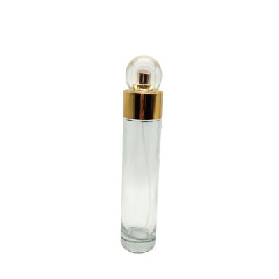 2019 big capacity 100 ml luxury price refillable perfume glass bottles with rolled colorful cap 