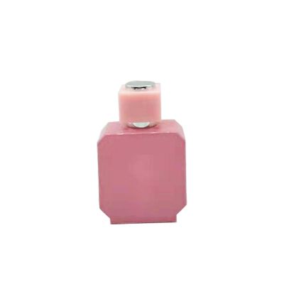 Exquisite perfume bottle, pink glass bottle, cosmetics packing spray pump 
