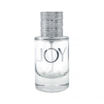 2019 newest 30 ml perfume spray glass bottle for silver plastic cover 
