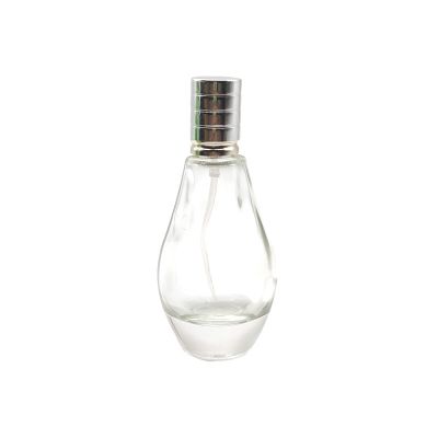2019 clear glass bulb type glass perfume bottle 