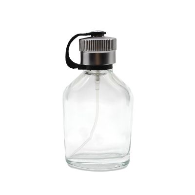 New style 2019 Chain - rope style transparent glass perfume bottle