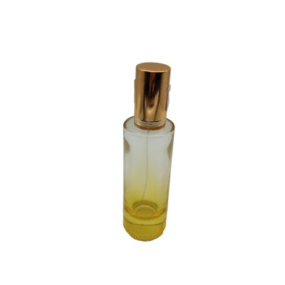 Glass jar cosmetic 30ml perfume bottle with leather cap empty perfume bottle for sale roll on perfume bottle 