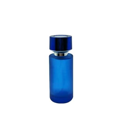 Cylindrical flat price perfume glass bottle spray pump circular spray cover