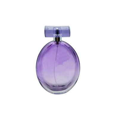 Oval luxury perfume bottle cosmetic bottle spray pump