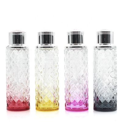 NEW Unique Shape 100ml black yellow pink red empty bottle perfume 