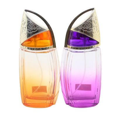 factory supply cheap teardrop partial coated perfume bottle 100ml