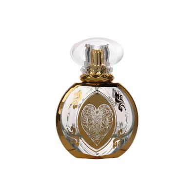 Hot sale high quality classy crystal perfume bottle luxury honorable empty spray bottles 50ml glass perfume bottle 