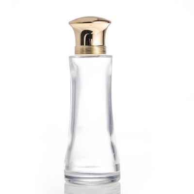 Oval Parfum De Marque Botol Parfum Kaca Parfum Flacon 40ml Aluminium Cap