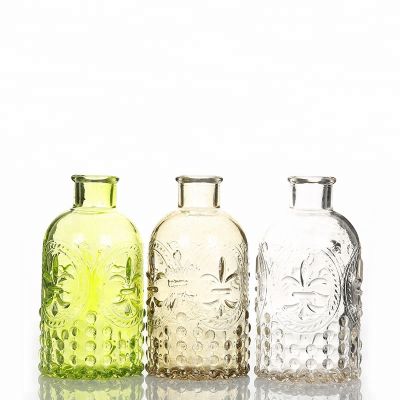 200ml Coated Color Glass Reed Diffuser Bottle With Cork 