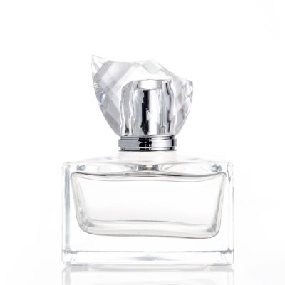 ModernSquare 100 ml Perfume Glass Bottle With Customized Cover 