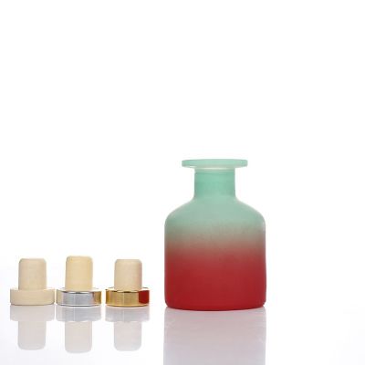 New Design of 150ml Double Color Aroma Bottle Reed Diffuser Glass Bottle 