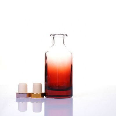 New Style 200ml Fragrance Red Aromatherapy Glass Bottle 