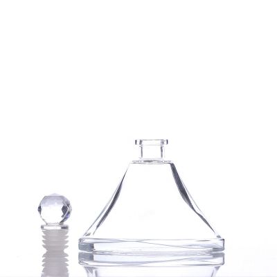 100ml car diffuser glass bottle wooden cap car perfume bottle 