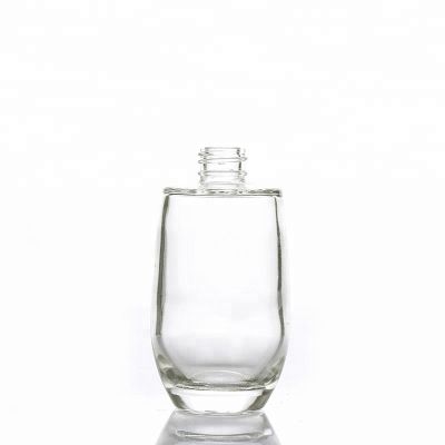 New Style 100ml Round Bottom Clear Glass Material Diffuser Bottle 