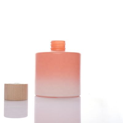 Wholesale Pink Color 200ml Perfume Fragrance Reed Glass Diffuser Bottles 
