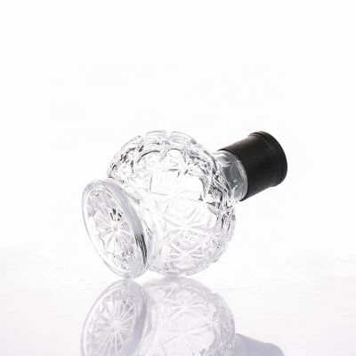 factory sells 200ml flower basket shape decorative glass bottle aroma reed diffuser bottle 