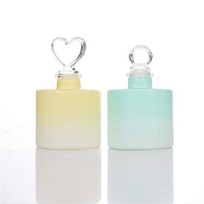clear elegant shaped aroma reed glass bottle beautiful house decorations diffuser bottle 