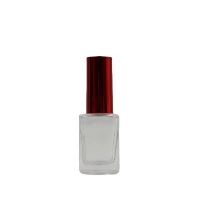high quality 10ml printed empty glass nail polish bottles with brush and cap 