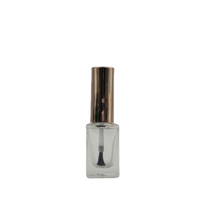 wholesale Hot sale 10ml square empty nail polish glass bottle with brush and cap 