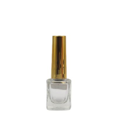 Wholesale high quality empty custom nail polish glass bottle with cap and brush