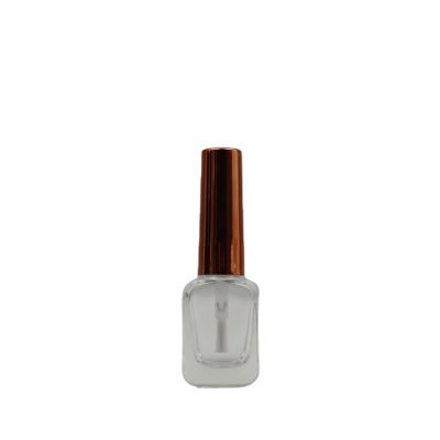 High quality small square clear glass empty nail polish glass bottle 10ml 
