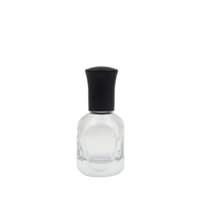 hight quality 12.5ml empty square nail polish glass bottle with brush and cap