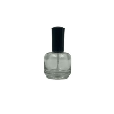 wholesale 15ml custom unique clear empty nail polish bottle with cap 