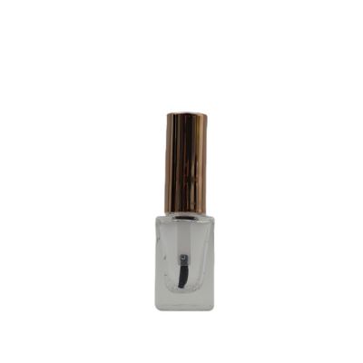 Factory produced wholesale hot sale 10.5ml clear empty nail polish bottle with brush and cap 