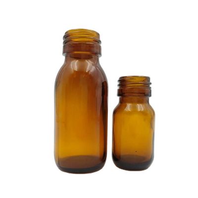 High quality 30ml amber glass bottle cough syrup bottle