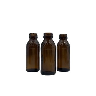 Medical use amber bround glass syrup bottle liquid medicine bottle for syrup