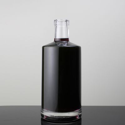 Wholesale Glass Liquor T-cork Finish Empty Clear White 750ml Vodka Bottle 