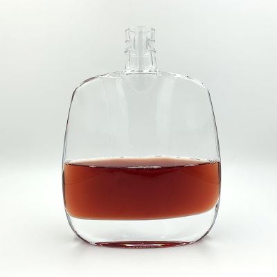 High Quality Whiskey Glass Bottle 700ml Classic Transparent 
